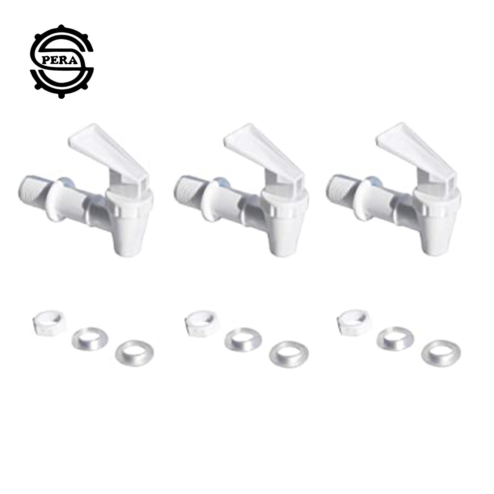 Set Keran Dispenser Air Keran Pendingin Pengganti 3 Buah Keran Plastik Dispenser Filter Air Cerat Ke