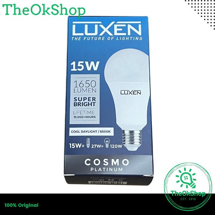 Luxen Led Bulb 15w Lampu Putih/Kuning 15 Watt