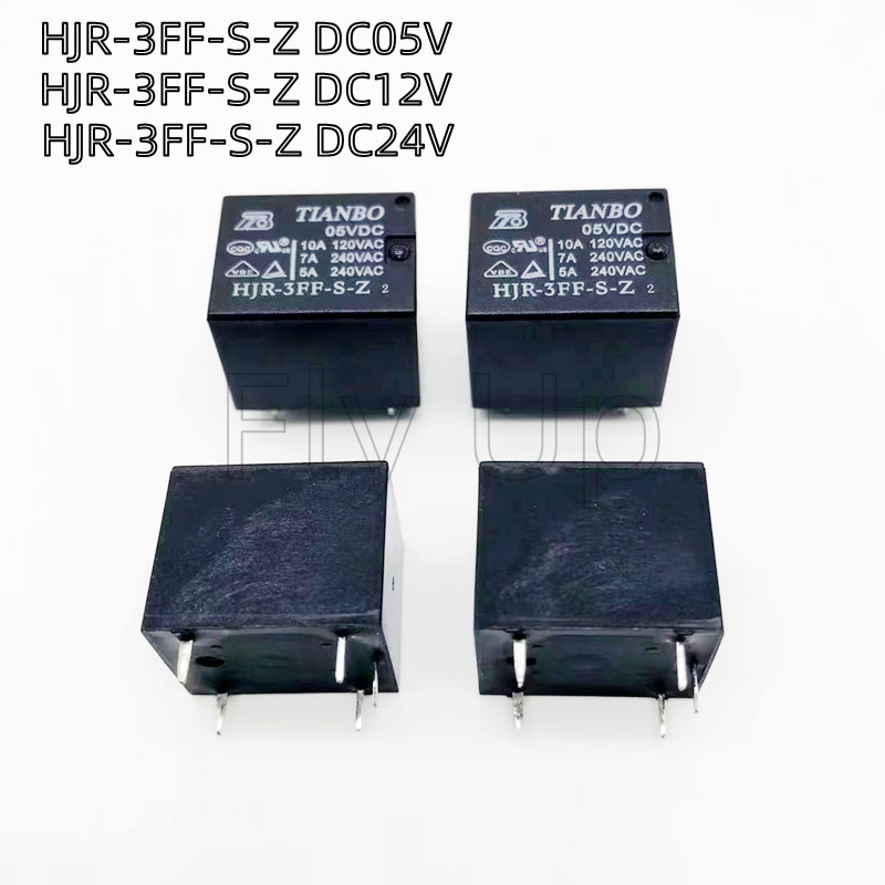 BEST  For TIANBO HJR-3FF-S-Z-12VDC HJR-3FF-S-Z-12V HJR-3FF-S-Z-DC12V 10A 5PINS 12VDC  Power Relay or