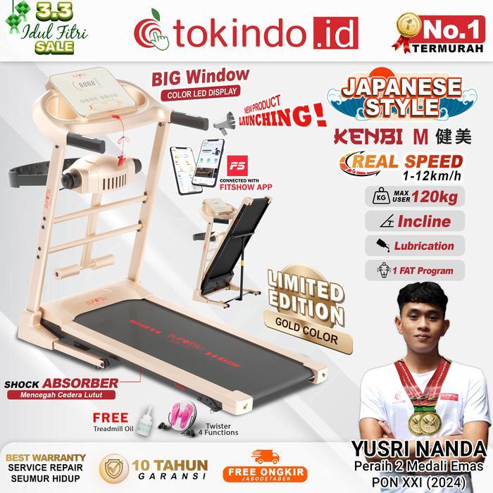 SUPOTSU Kenbi Treadmill Listrik Treadmill Portable Treadmill Multifungsi Treadmil Lipat Treadmill