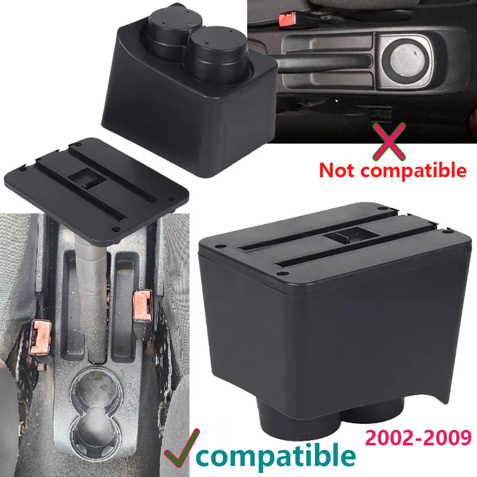 For Volkswagen Polo Armrest Box For VW Polo 9N 3 Car Armrest Dedicated 2002-2009 Storage Box