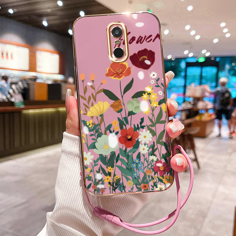 Casing Hp Untuk Xiaomi Redmi Note 4 Note 4X Case Seni Bunga Pedesaan Penyepuhan Cesing silikon Kasin