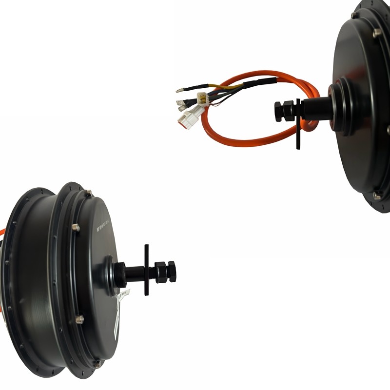 QS205 50H 170mm/190mm 72V 5000w Fat Bike Brushless Hub Motor for Electric Bicycle Fat Ebike Hub