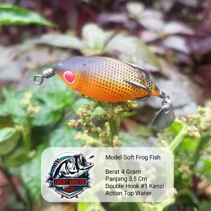 Soft Frog Model Ikan Umpan Casting Gabus 21 Lure