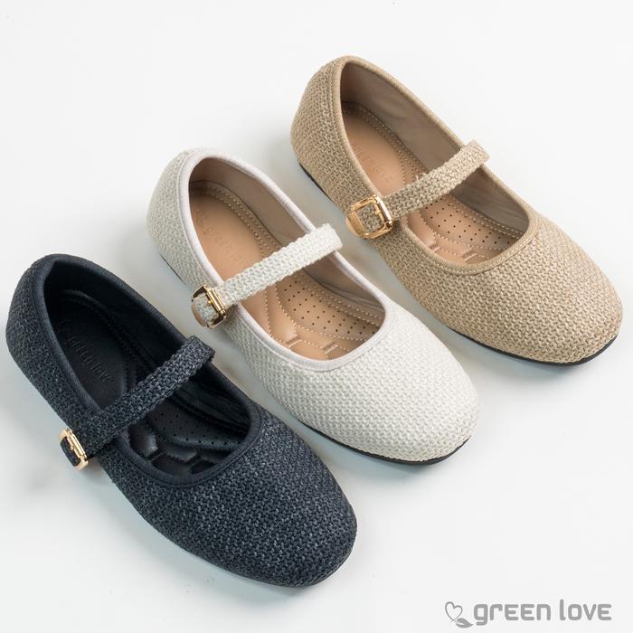 ORIGINAL Green Love Sepatu Flatshoes Wanita VICTA READY STOCK