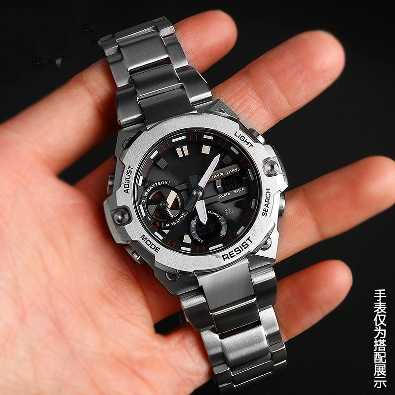 For G-SHOCK Casio GST-B400 Stainless Steel Watch Band Braceet Bracelet Replacement gst b400 Metal
