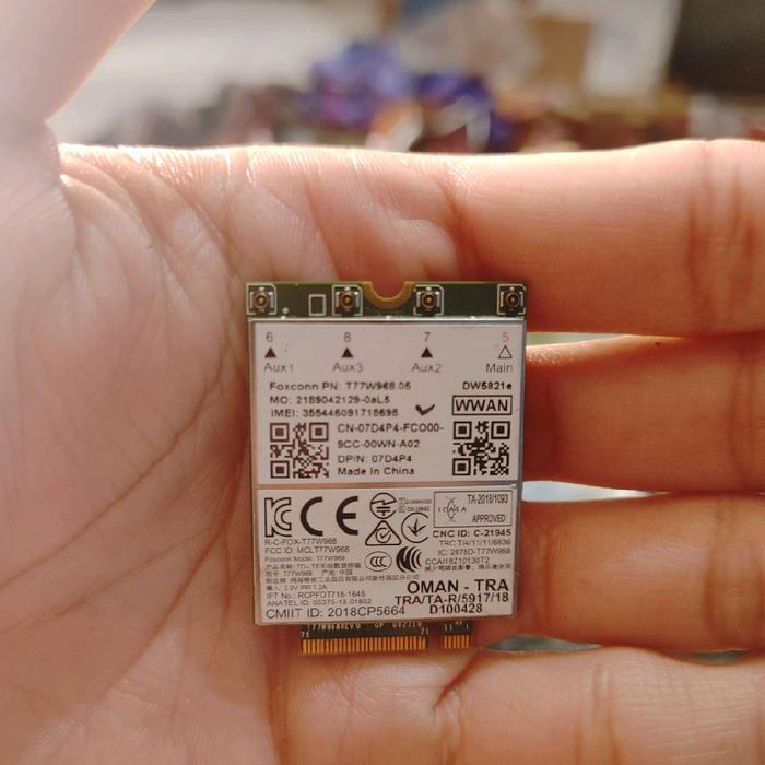 Terlaris Best Quality 100% Original Wwan Card Dw5821E Cat 16