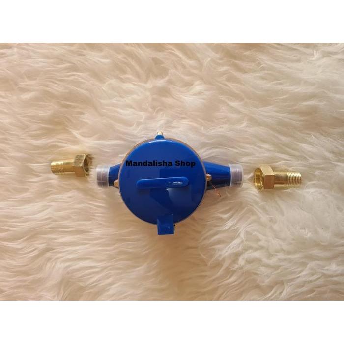 "New" Water Meter 1/2 inch inchi besi