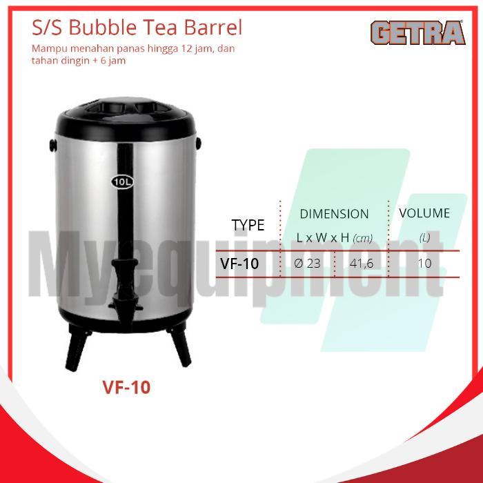 BUBBLE TEA BARREL TAHAN PANAS TAHAN DINGIN GETRA VF-10
