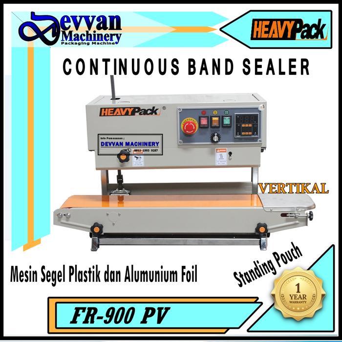 FR-900 PV BAND SEALER MESIN PRESS PEREKAT PLASTIK STANDING POUCH