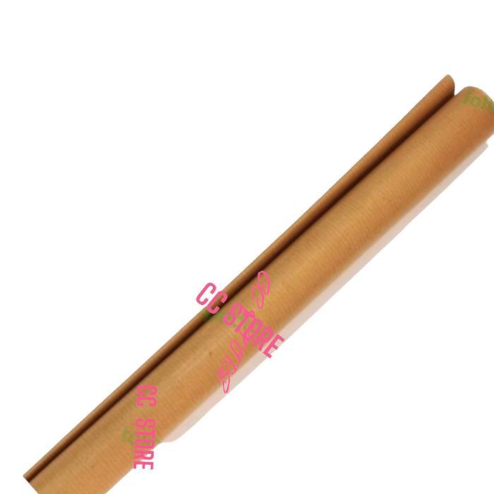 Kertas Coklat Tipis Kraft Paper - Isi 10 Lembar, Ukuran 90x120cm untuk Hadiah