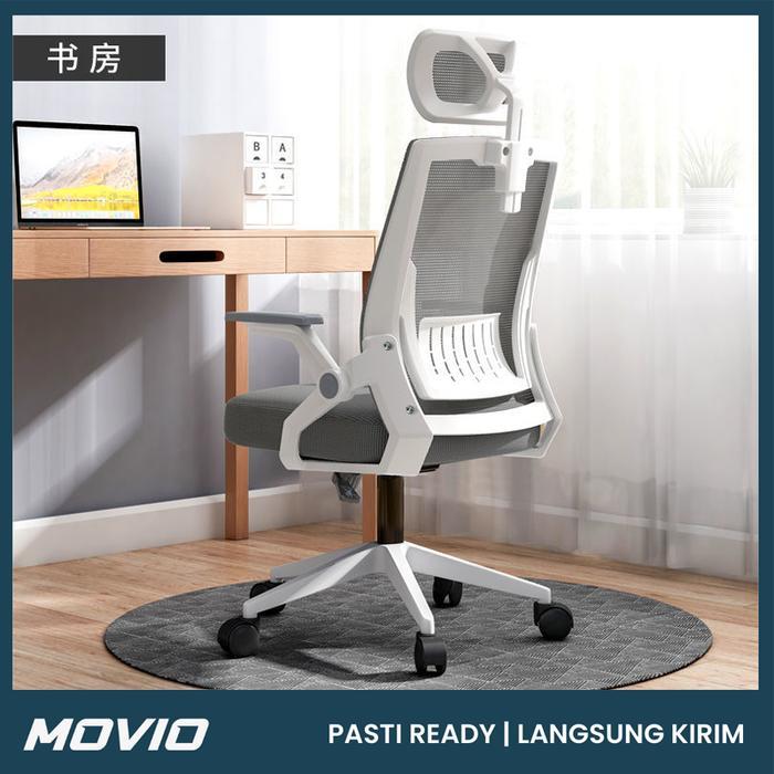 MOVIO Office Chair Mesh - Kursi Kantor / Kursi Kerja / Kursi Gaming