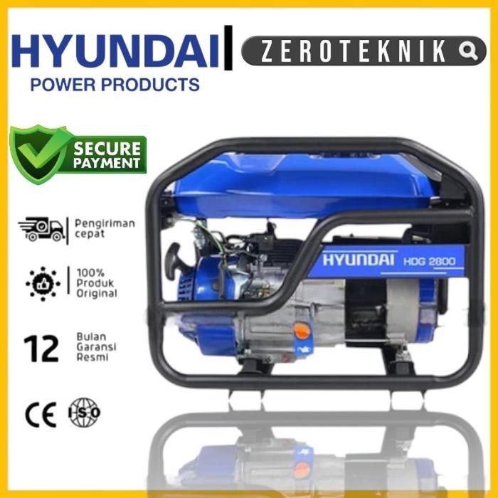 Genset Portable HYUNDAI HDG 2800 Mesin Genset Bensin