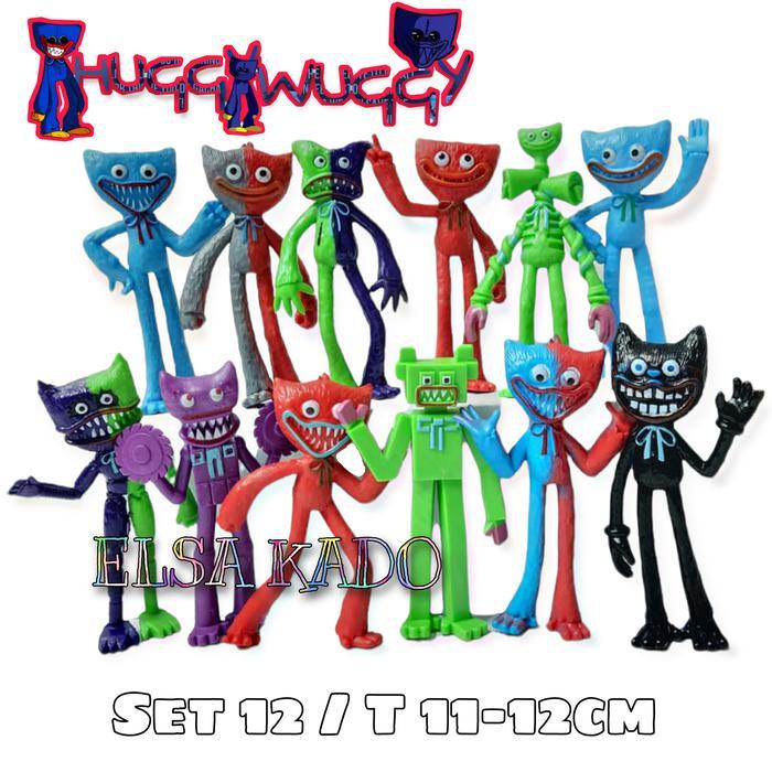 Mainan Figure Poppy Playtime Huggy Wuggy Kissy Missy 12 Topper Cake