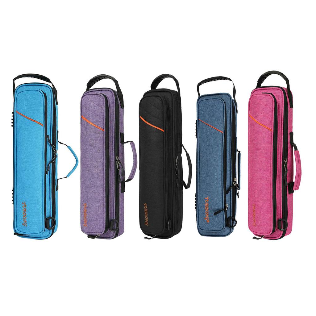 Flute Case Wear Resistant Durable Waterproof Instrument Bag Padded Flute Bag