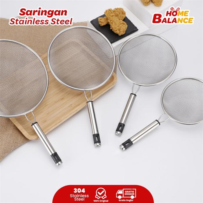 Homebalance - Saringan Penutup Wajan Stainless Steel Anti Cipratan Minyak - Wl1206