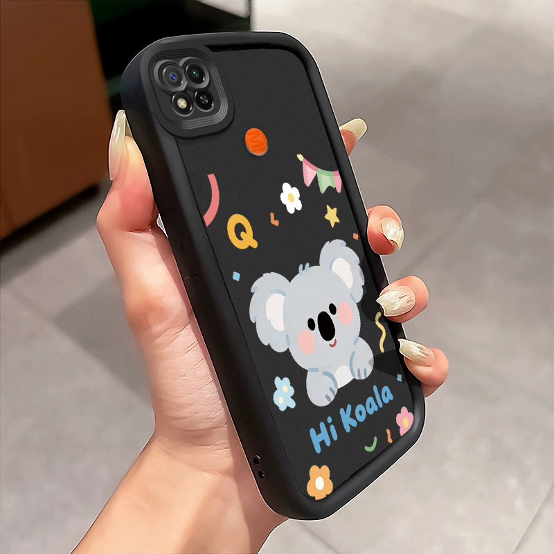 Casing Hp Xiaomi Redmi 9C Redmi 9C NFC Redmi 10A POCO C31 Case Koala kecil kartun Kasing silikon Ces