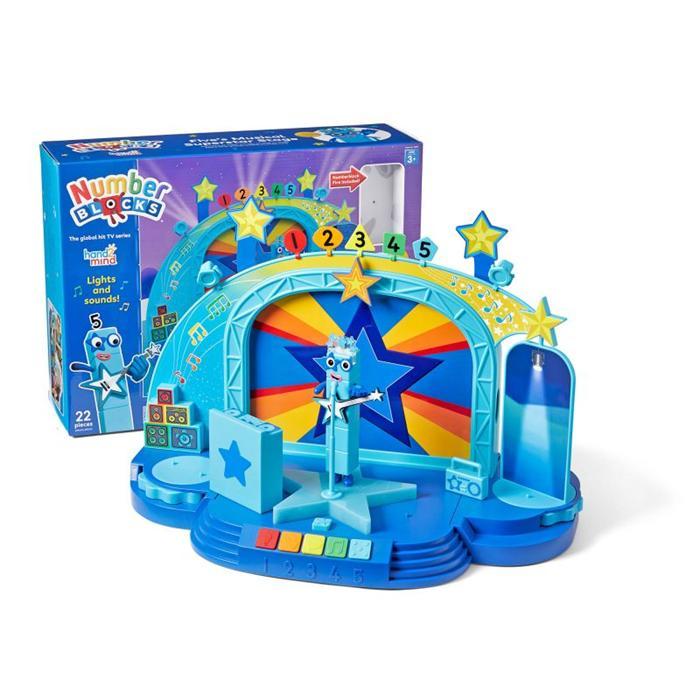 Hand2Mind Numberblocks Five Musical Superstar Stage, Mainan Edukasi Numberblocks Panggung Musik Five