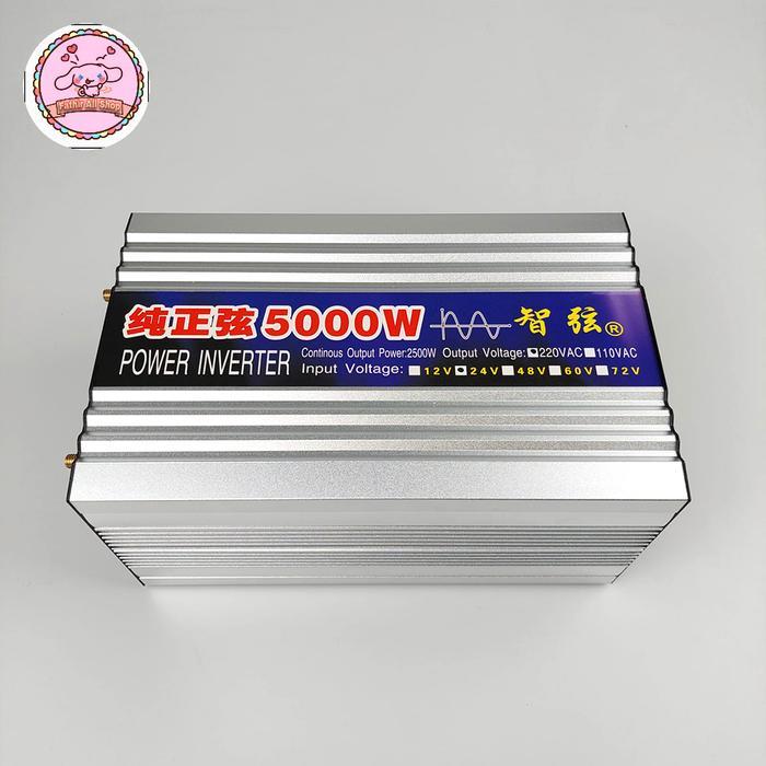 Inverter 5000 watt Pure Sine Wave DC 12v to AC 220v 5000 watt - 5000w 24v