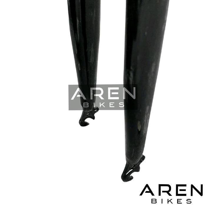 FRAME SEPEDA FIXIE 20 IN HITAM BESI STEEL DALANGAN FORK OVERSIZE OS BATANG BATANGAN SET LOKAL 20"