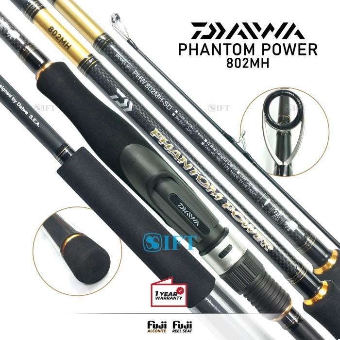 TERLARIS Joran Popping DAIWA PHANTOM POWER Fuji + Seat Surf Casting [21] gratis ongkir