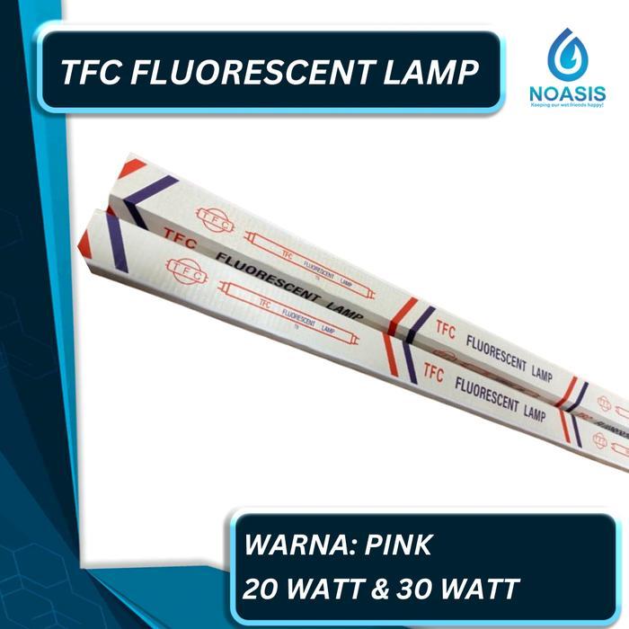 Lampu Tanning Ikan Arowana Tfc Fluorescent Lamp 20 30 Watt Pink Tfc Merah Muda