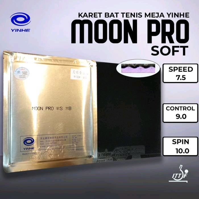YINHE MOON PRO SOFT / KARET BET TENIS MEJA UNTUK SPIND