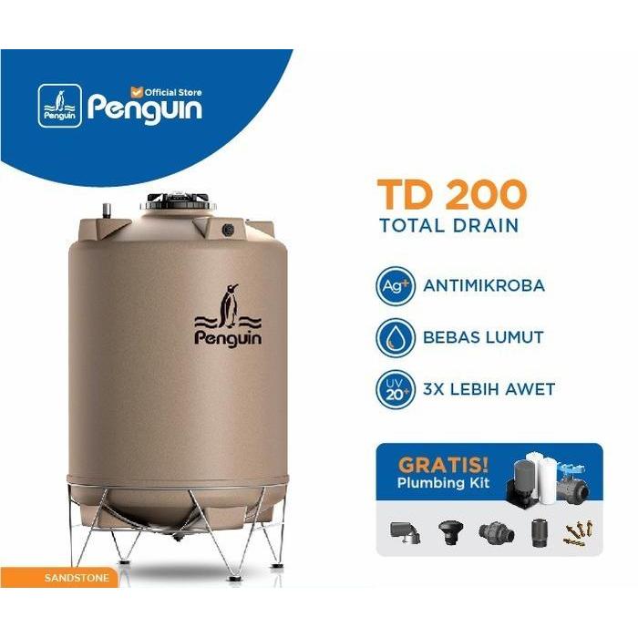 Tangki Air Total Drain Penguin TD 200 - Tandon / Toren