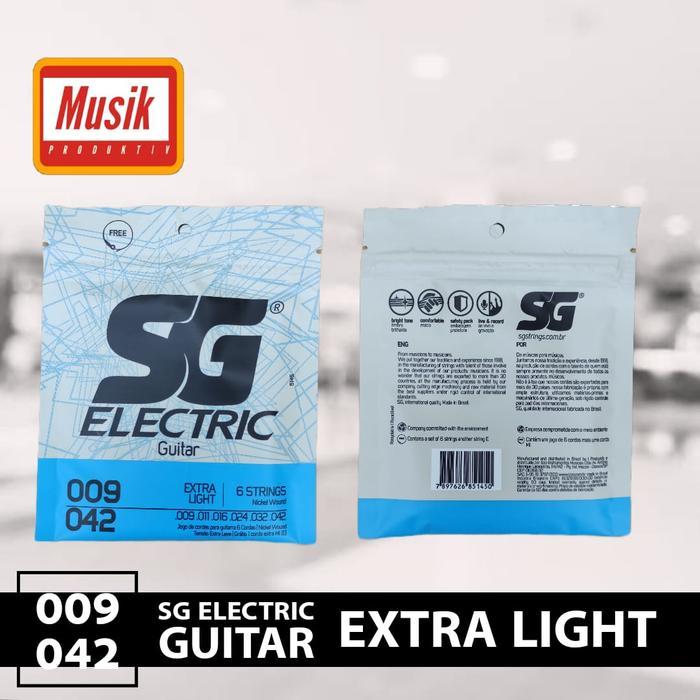 Senar Gitar Listrik SG 5145 009-042 Original