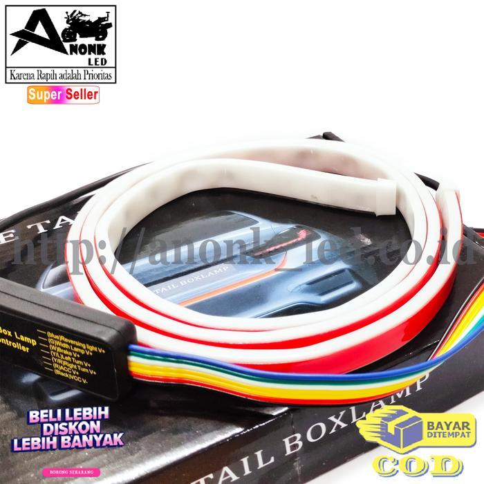 LAMPU LED BAGASI MOBIL TRUK BUS 120CM 60 LED/LAMPU BELAKANG BAGASI RGB