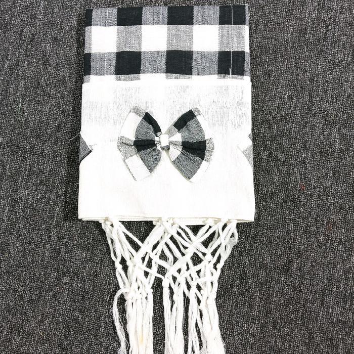 TAPLAK KULKAS KAIN TENUN TRADISIONAL Kantong putih