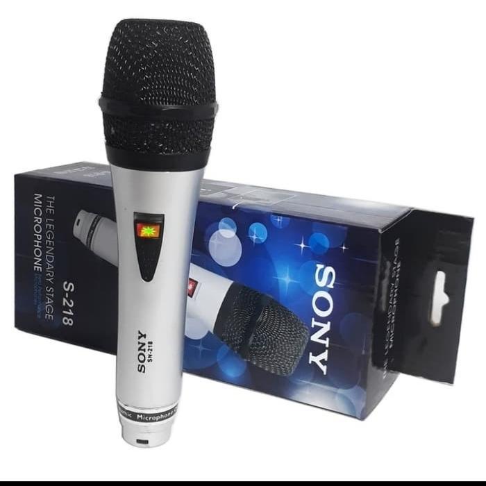 MIC KABEL SONY MICROPHONE KARAOKE SONY SN 218