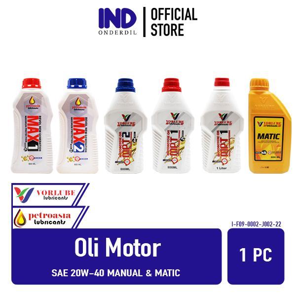 Oli Motor MAX MPT 1 2 Matic Petroasia Vorlube Oil Minyak Motor Manual