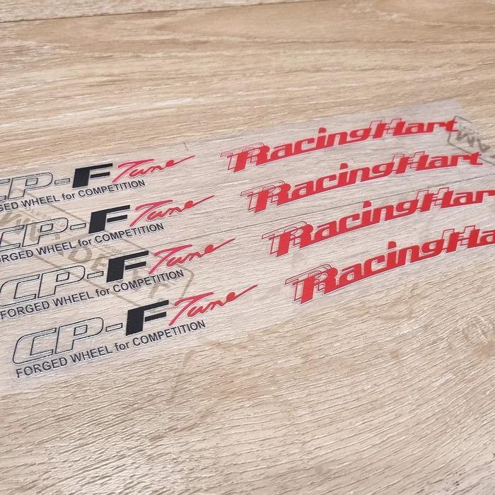 Stiker set velg mobil Racing Hart CPF Tune