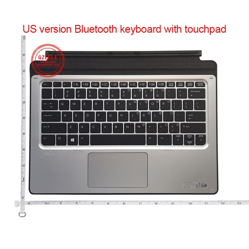Us/Ru New For Hp Elite X2 1012 G1 Palmrest Cover Keyboard With Touchpad Hstnn-D72K 845651-B31
