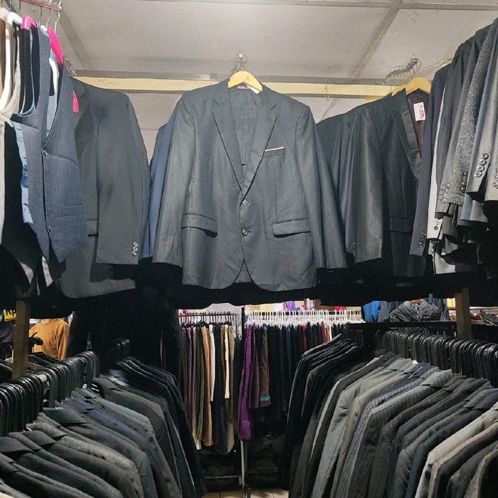 jas.jaket woll.jaket bulu angsa. switer.celana Blazer Wanita Pria Winter Distro Panjang Hitam