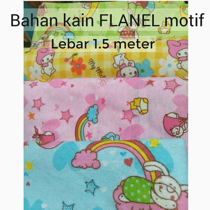 Bahan Kain Flanel Gulungan / Kain Bedongan Tatakan Bedong Bayi