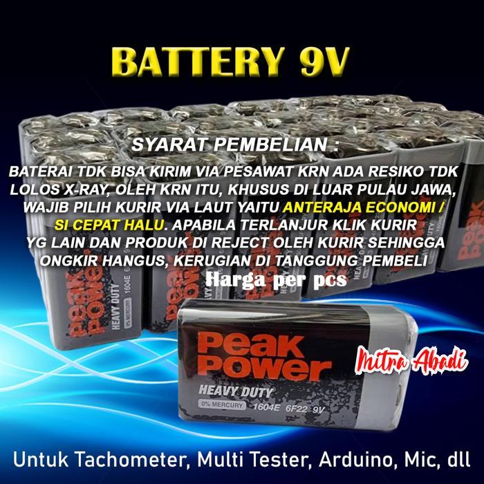 Battery Square / Baterai - Batre Kotak DC 9V