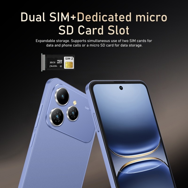 Global Vision I17 Pro Max Smartphone Android 5800mAh 12GB RAM 512G ROM 6.56Inch 720x1612HD 24+48MP