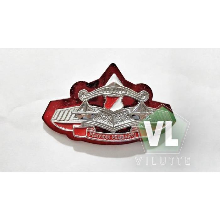 PREMIUM - Brevet Pin Wing Penyidik Pembantu Polri PPNS Mirror