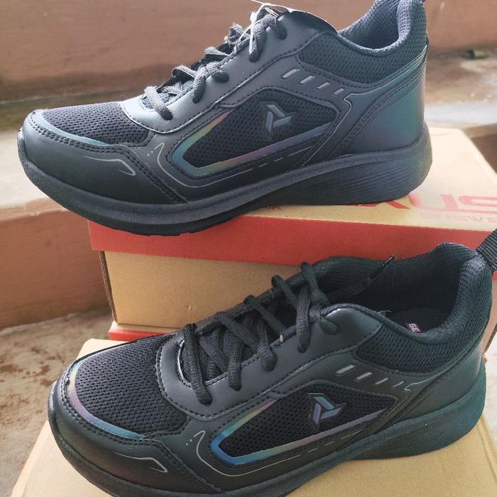 Fladeo Footwear - : Ivo 555 Hitam Hitam Tali.Sneakers Anak& Dewasa Pria&Wanita.Size 35-44