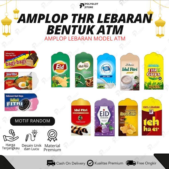 (40PCS) AMPLOP LEBARAN IDULFITRI MOTIF SNACK / AMPLOP LEBARAN MURAH LUCU UNIK