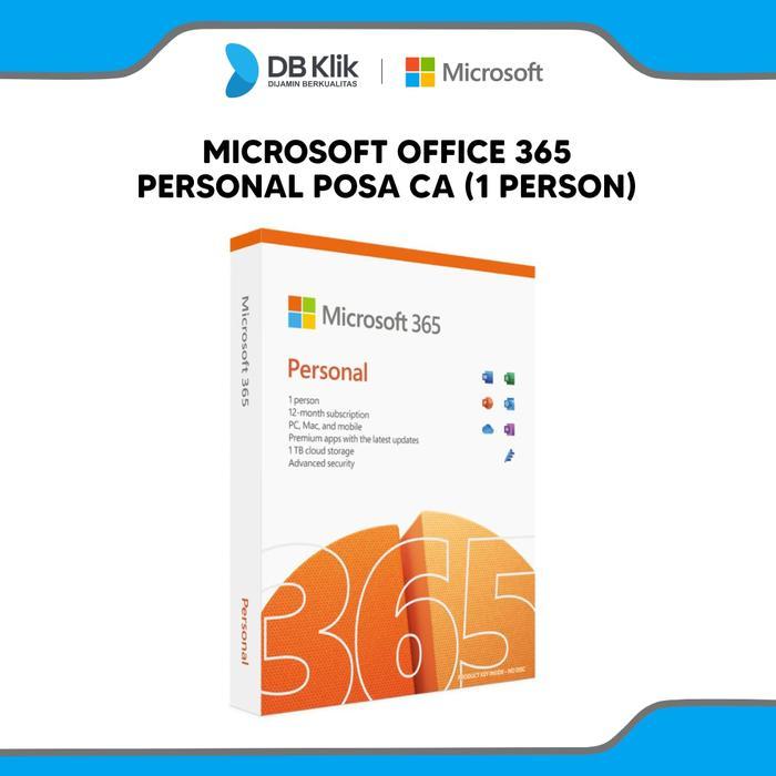 Microsoft Office 365 Personal Posa Ca (1 Person) - Microsoft 365