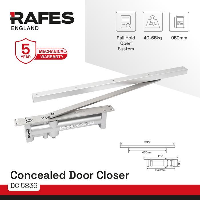 Rafes Door Closer Tanam/Concealed Door Closer Rafes - Dc 5836