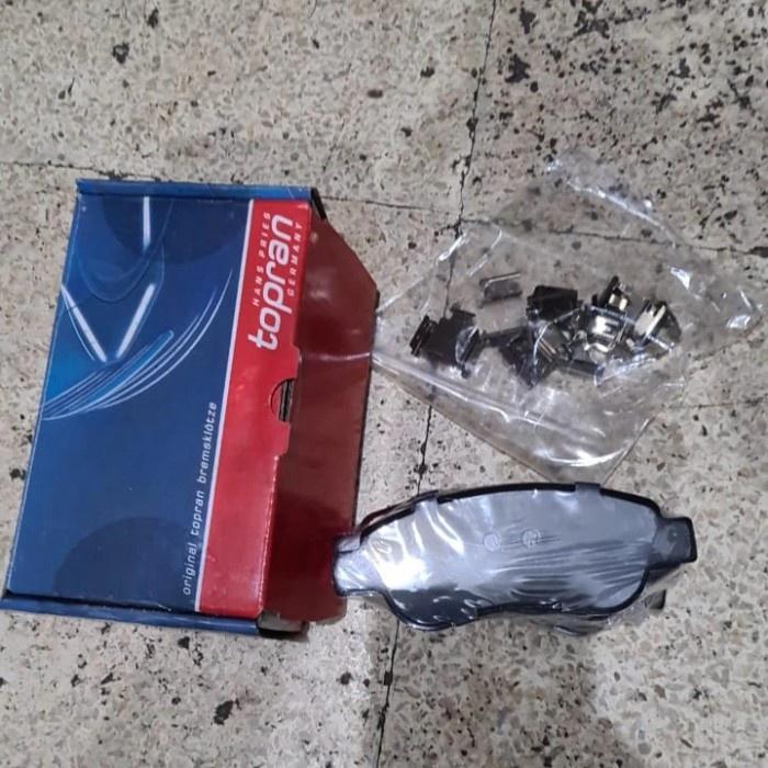 kampas rem depan peugeot 107 merk topran