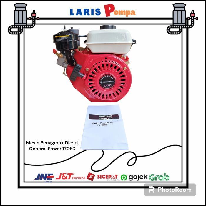 Mesin Penggerak Diesel General Power 170FD / Engine Solar General 5HP