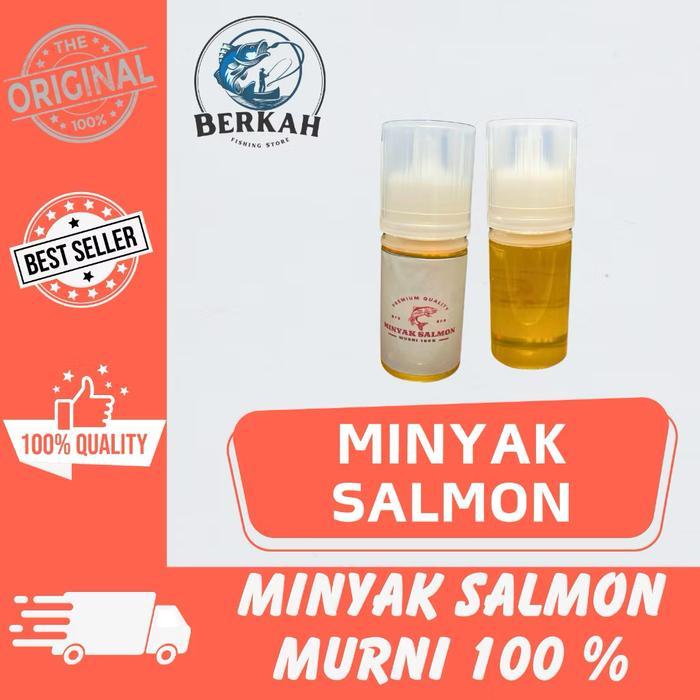 MINYAK IKAN SALMON / MINYAK SALMON / SALMON OIL MURNI 100% - UMPAN PANCING