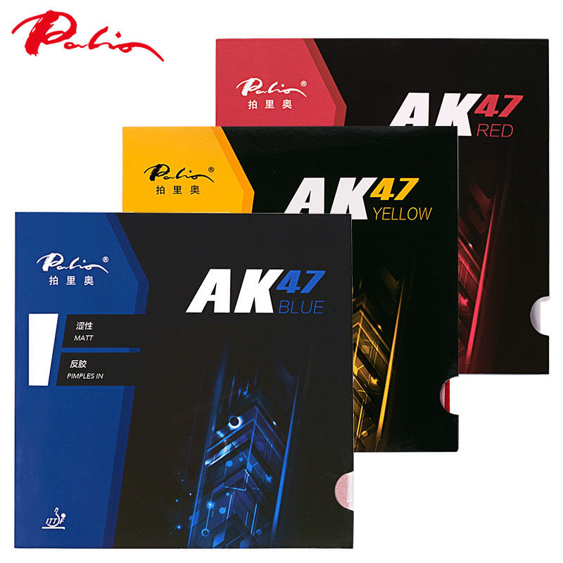 Original PALIO AK47 Table Tennis Rubber Loop Offensive RED BLUE YELLOW AK-47 AK 47 Spin Attack Ping 