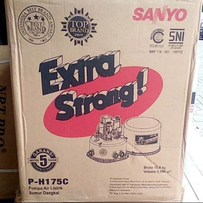 Pompa Air Sanyo Tabung 175watt Pompa Sanyo PH 175C