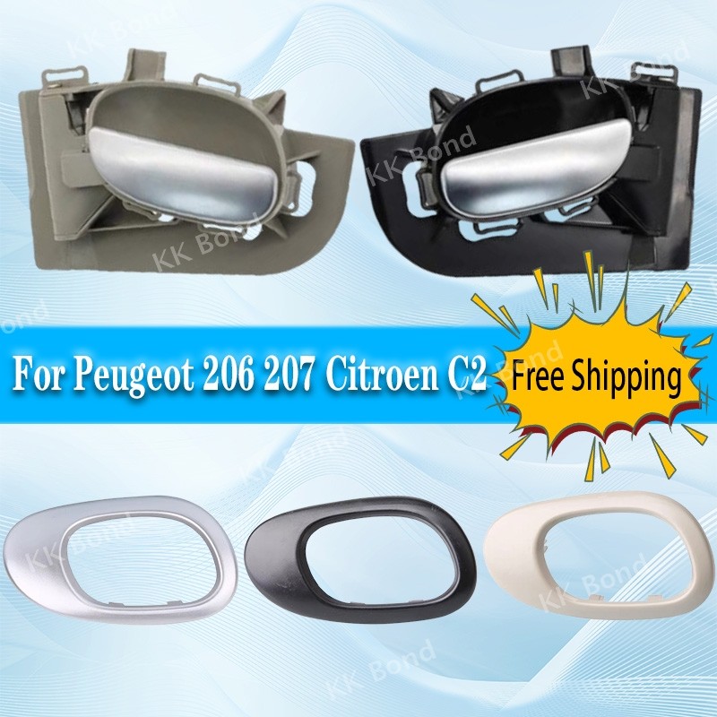 Interior Inner Left Right Door Handle For Peugeot 206 207 Citroen C2 9623698477 9623698077 Interior
